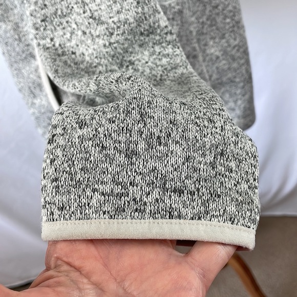 Eddie Bauer Heather Gray Double Breasted Fleece Pocketed Sweater Jacket -Size XL - Picture 6 of 14